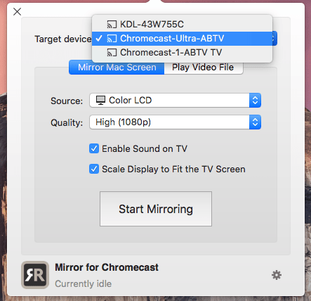 chromecast ultra for mac download
